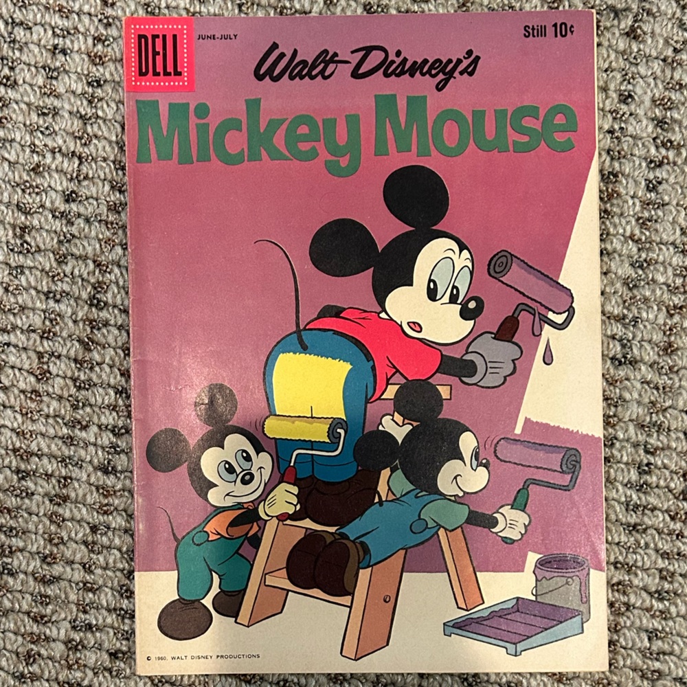 Walt Disney’s MICKEY MOUSE #72 June-July 1960 Dell Comic